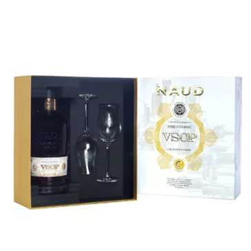 NAUD COGNAC VSOP 40% 0,7 L + 2 DB POHÁR