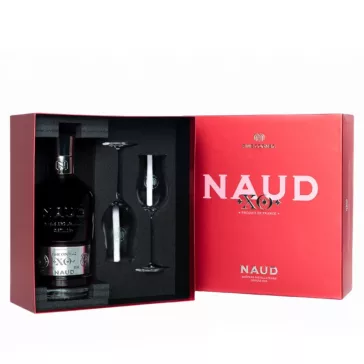 NAUD COGNAC XO 40% 0,7 L + 2 DB POHÁR