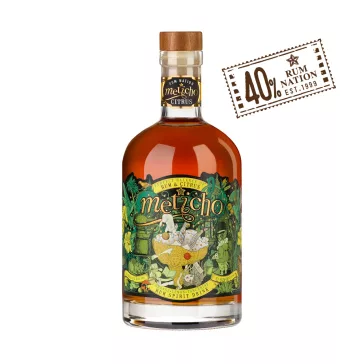 RUM NATION METICHO CITRUS 40% 0,7 L