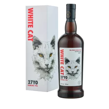 RUM WHITE CAT 27 YO DIAMOND 1996 53,3% 0,7 L