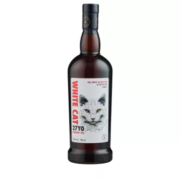 RUM WHITE CAT 27 YO DIAMOND 1996 53,3% 0,7 L