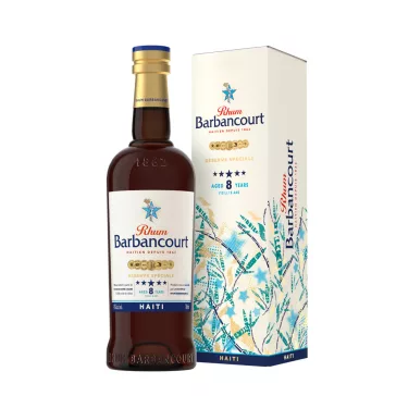 RHUM BARBANCOURT 8Y FIVE STARS 43% 0,7 L