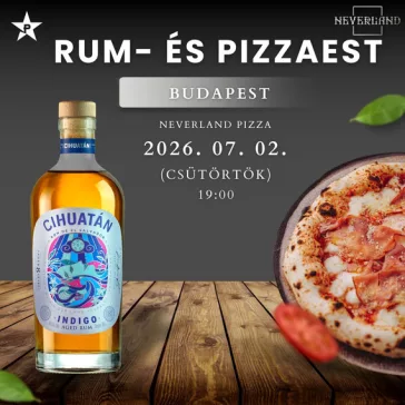 PREMIRUM X NEVERLAND - Rum és Pizzaest /07. 02. 19:00/
